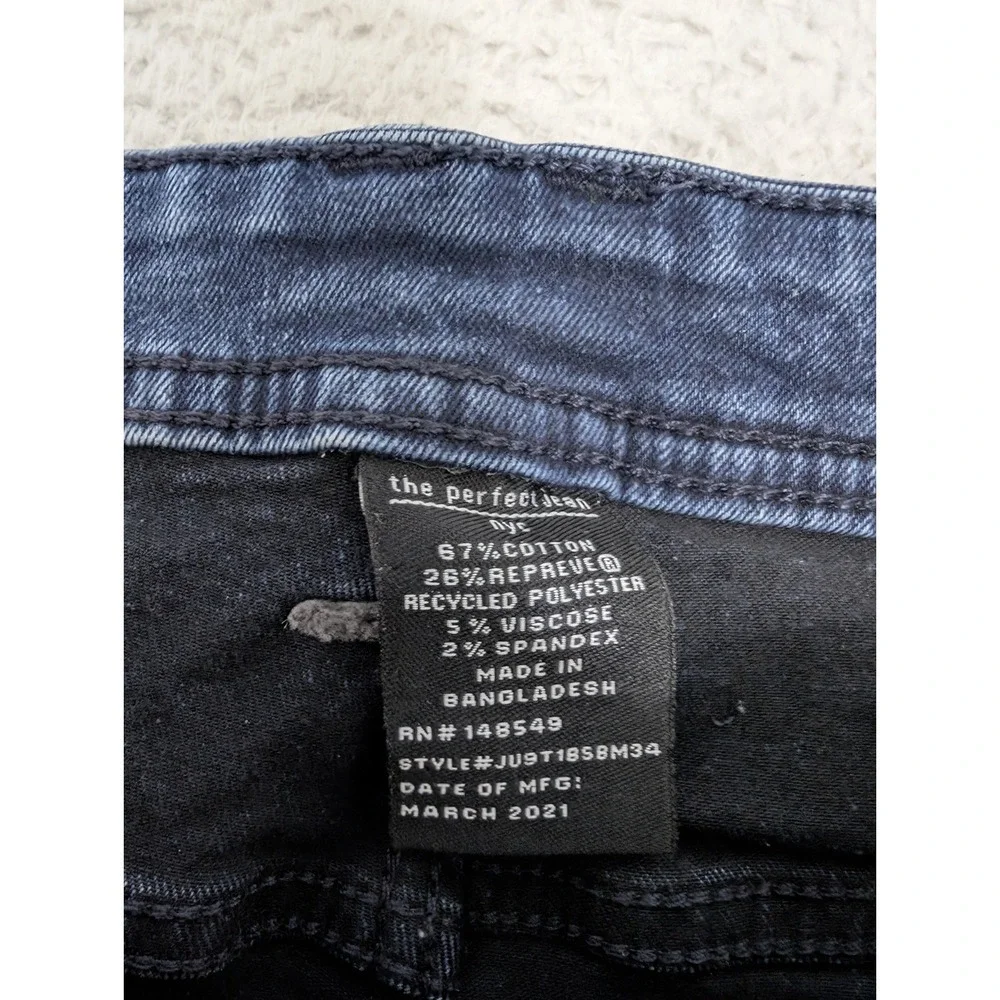 The Perfect Jean NYC TPJ Jeans Mens 40X34 Blue Slim Fit Stretch Comfort Viscose‎